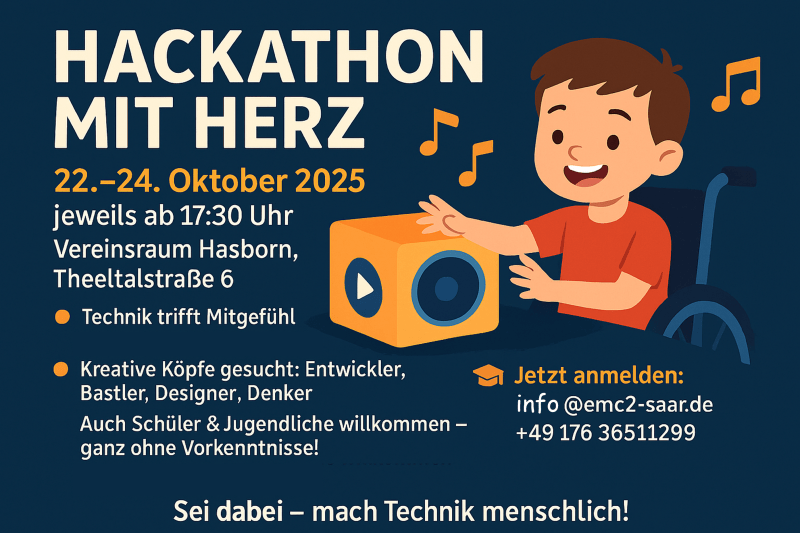 News-Beitrag mit Titel Hackathon mit Herz – Musikbox für besondere Hände 