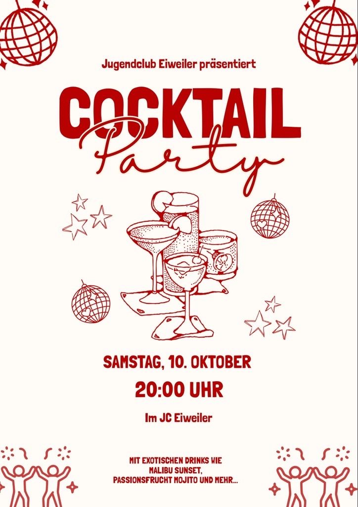 News-Beitrag mit Titel Cocktail Party im JcE am 10.10 