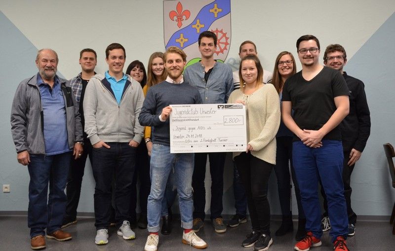 News-Beitrag mit Titel Jugendclub Urweiler spendet 2.800€ an Jugend gegen AIDS e.V. 