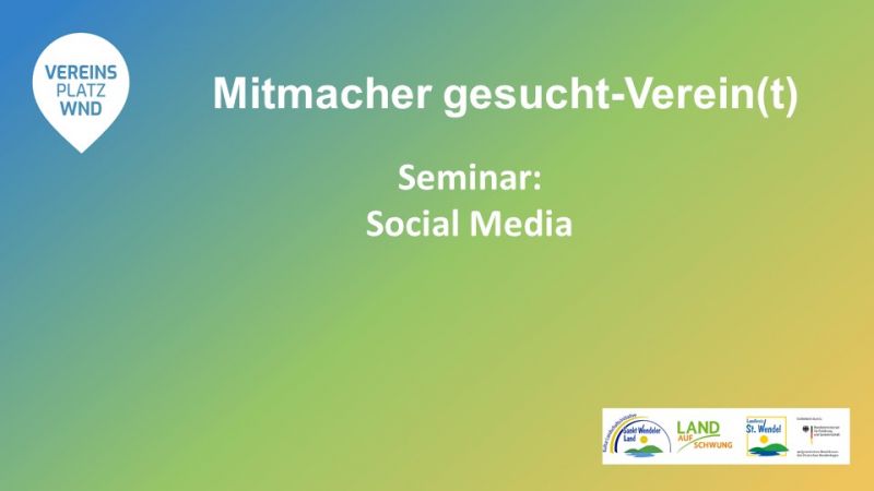 News-Beitrag mit Titel Seminar Social Media am 04.09.2018, 18:00 Uhr, UTZ St. Wendel 