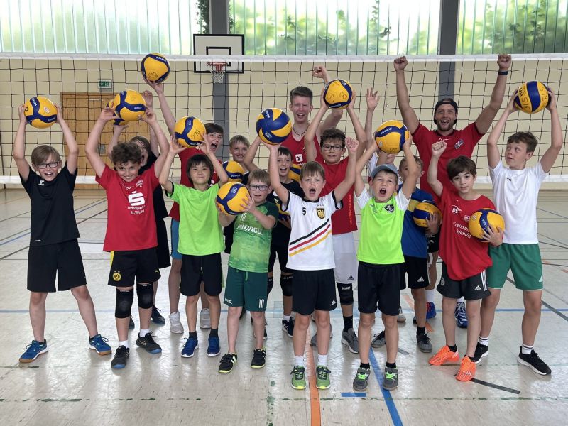 News-Beitrag mit Titel Kostenlose Volleyball-Tagescamps für Kinder! 