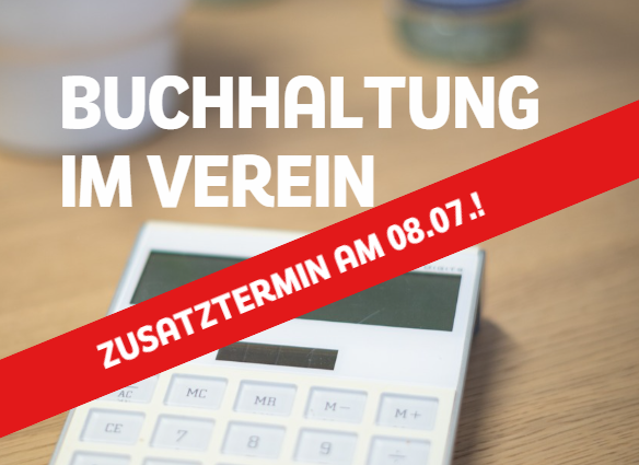 Offizielle Nachrichten mit Titel Zusatztermin Workshop: Buchhaltung im Verein 